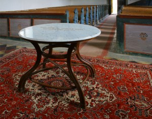 Padhomlokzatok az úrasztalával Szentendrei Szabadtéri Néprajzi Múzeum SZNM-MNÉA-CD-269/905. Deim Péter felvétele, 2006